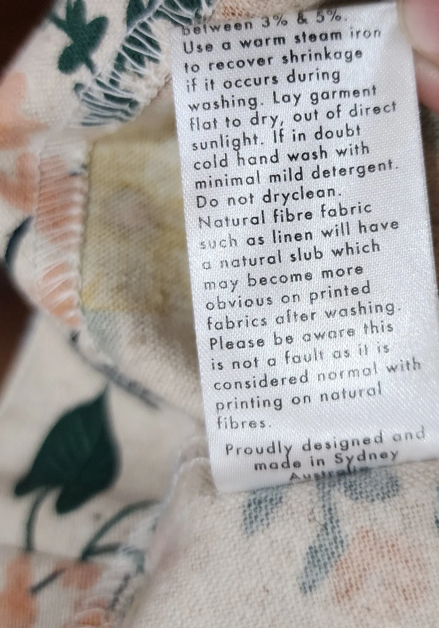 Made590 flower print skirt size XXS (easily fits 6 and 8)