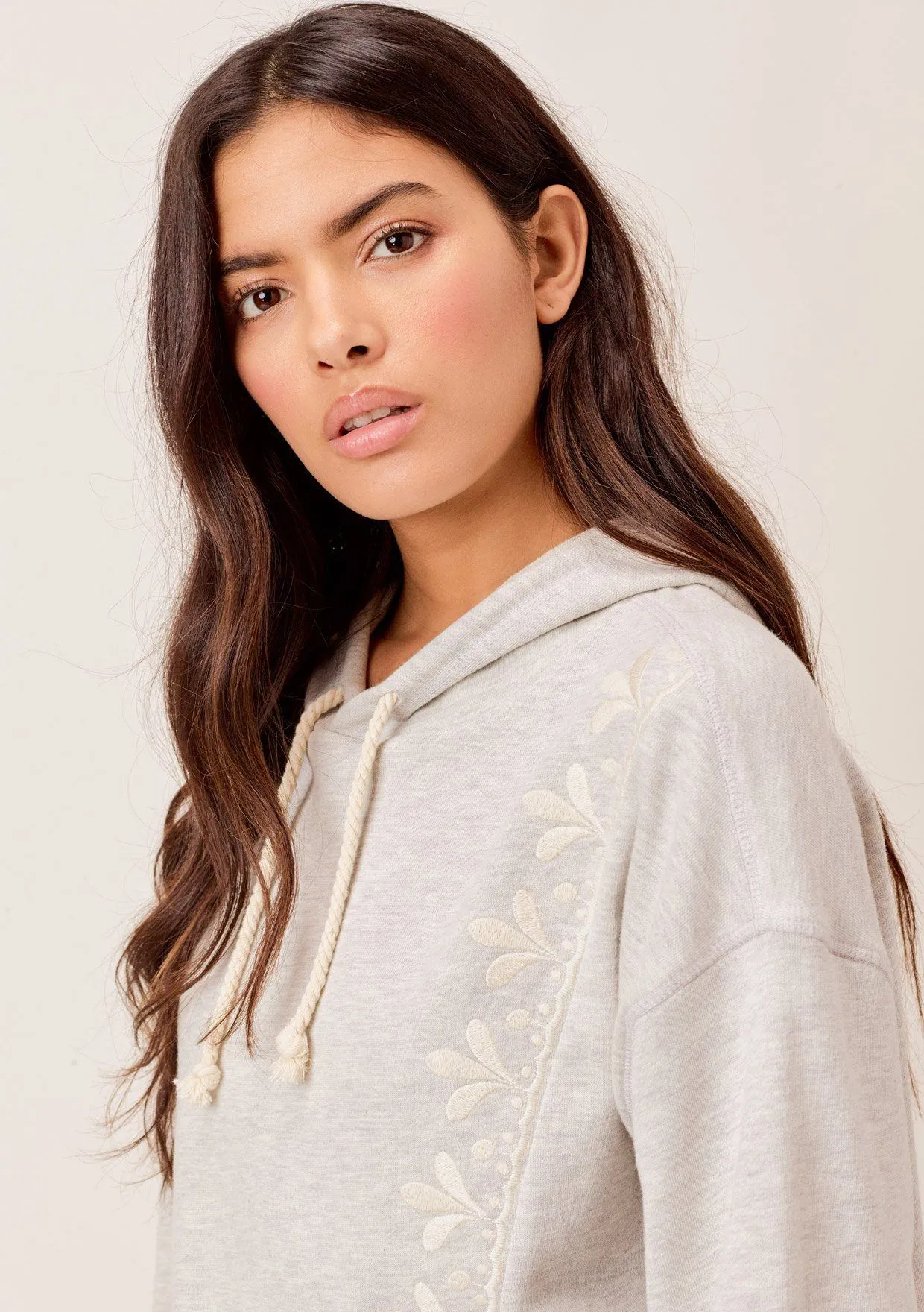 Mae Embroidered Hoodie