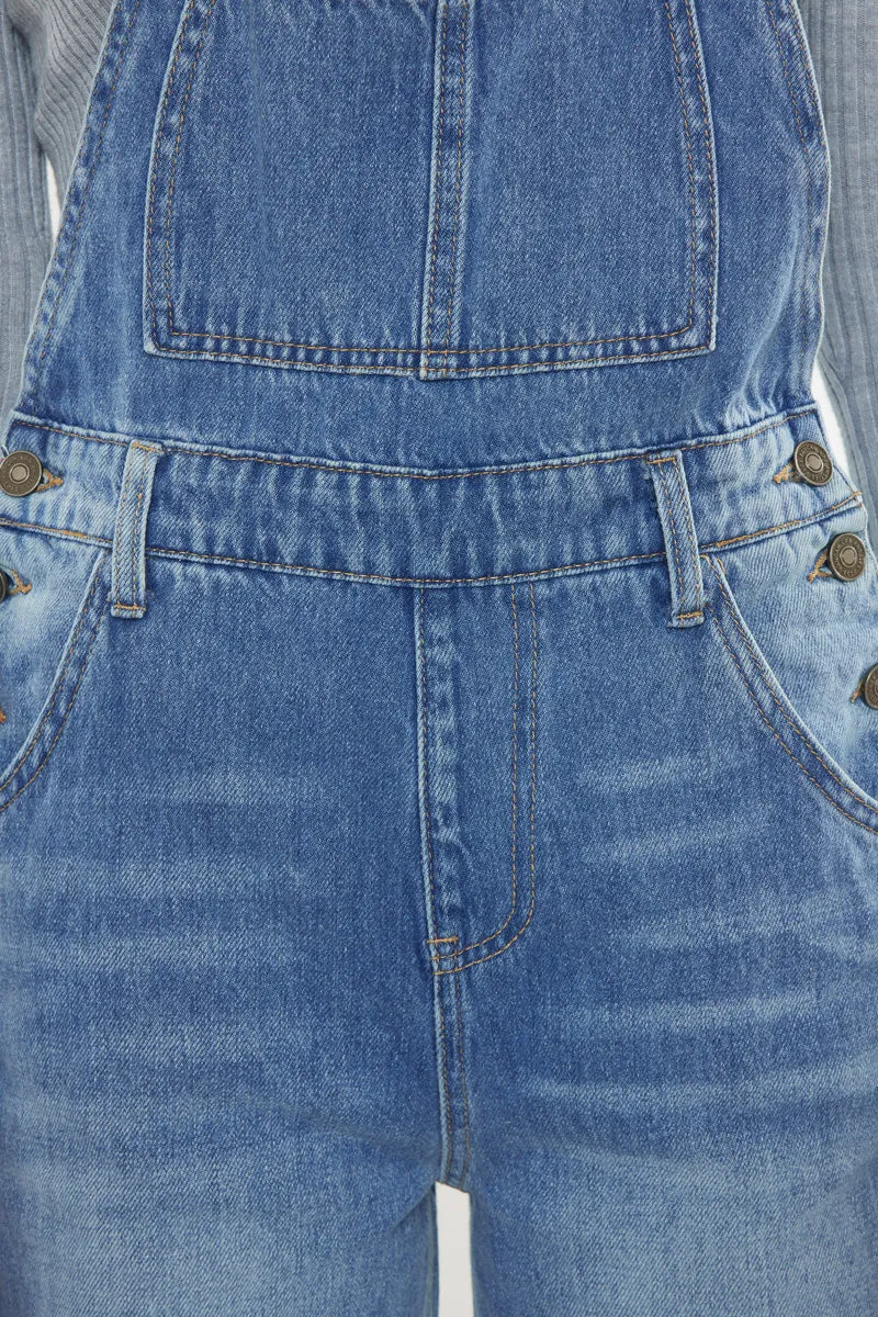Malibu High Rise Wide Leg Overalls