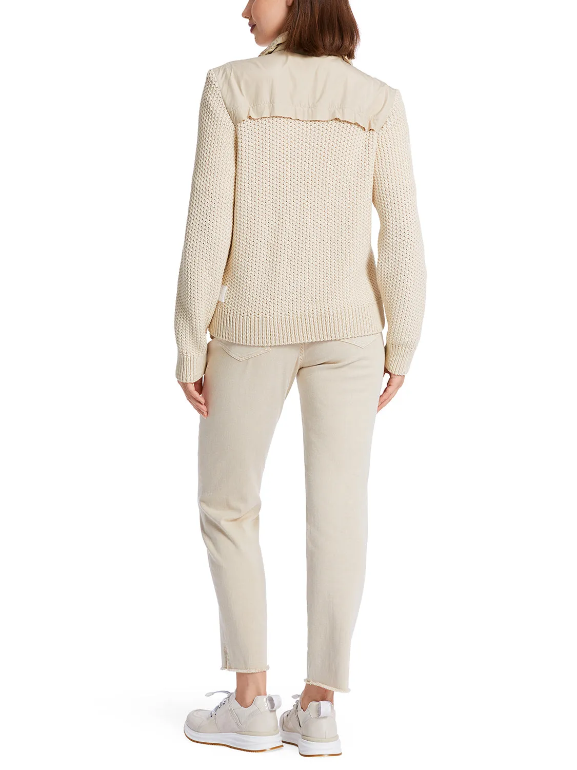 Marc Cain Sporty Cardigan Knitted In Germany WS 39.04 M02