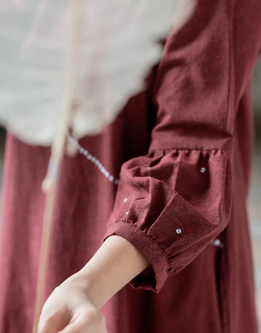Maroon Sequins Dress