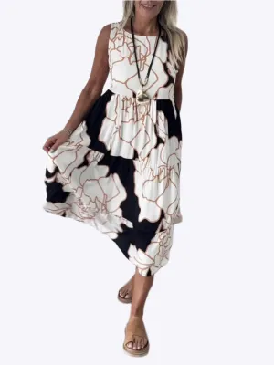 Maybelle - Captivating Flower Woman's Dress