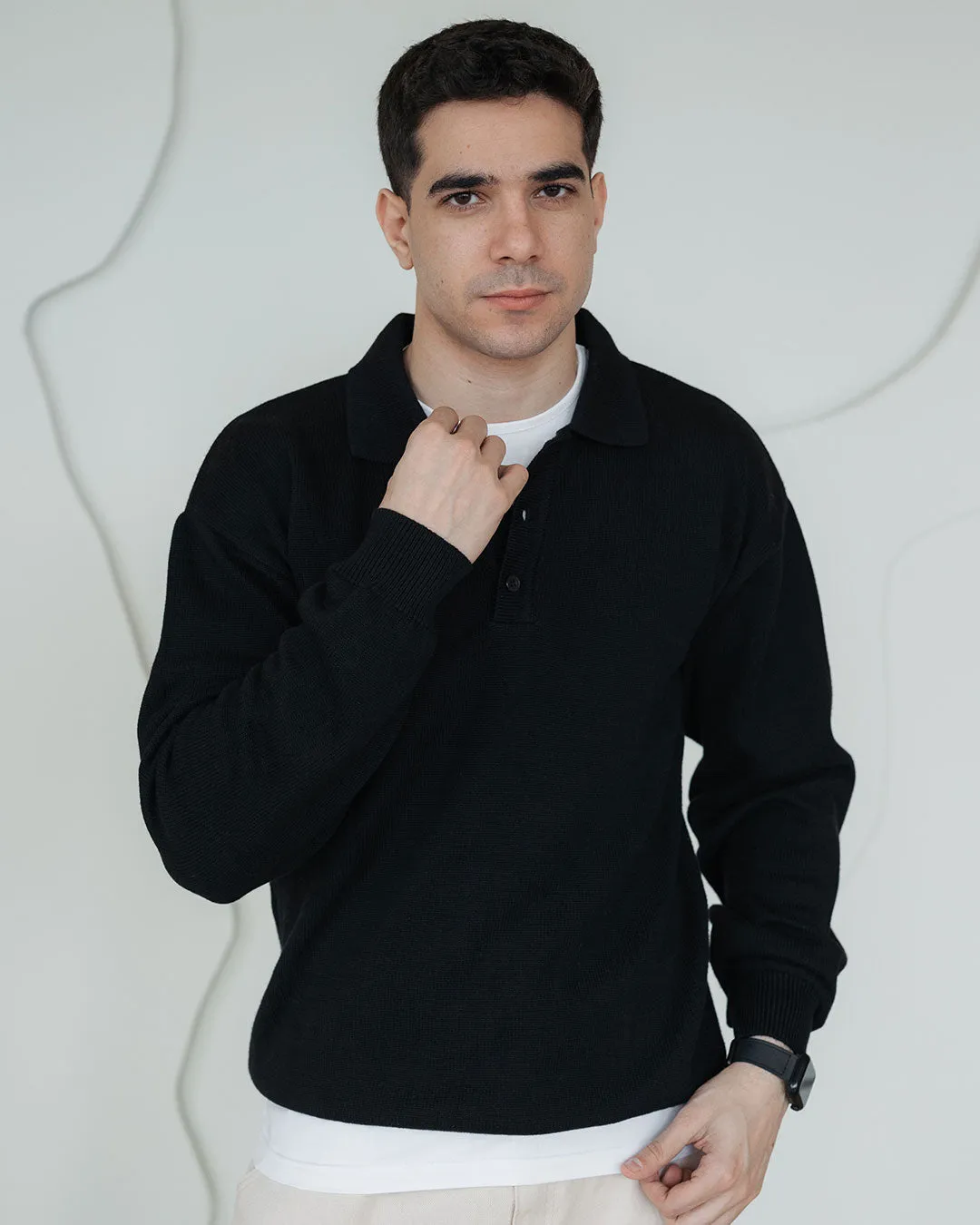 Men Plain Pullover