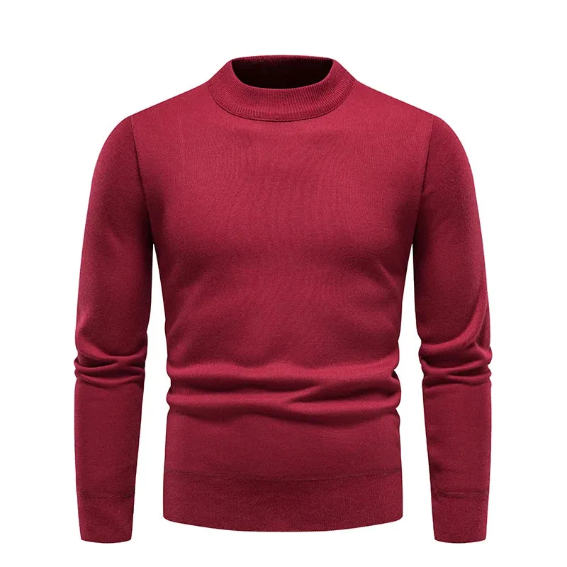 Men's Winter Velvet Pullover Sweater