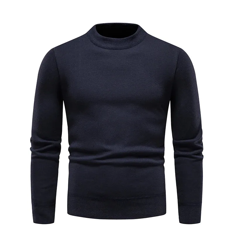 Men's Winter Velvet Pullover Sweater