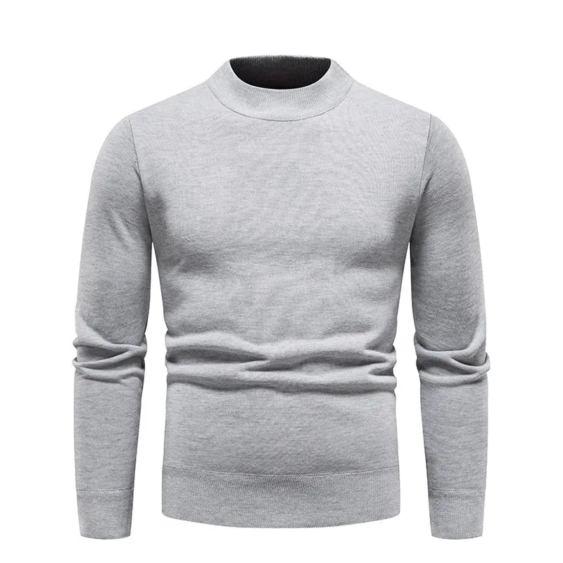 Men's Winter Velvet Pullover Sweater