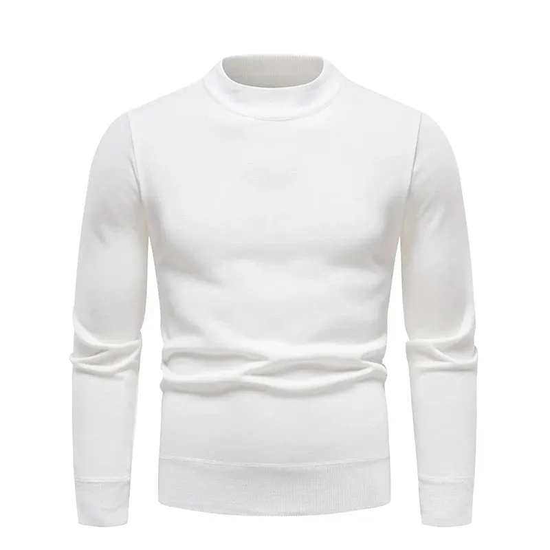 Men's Winter Velvet Pullover Sweater