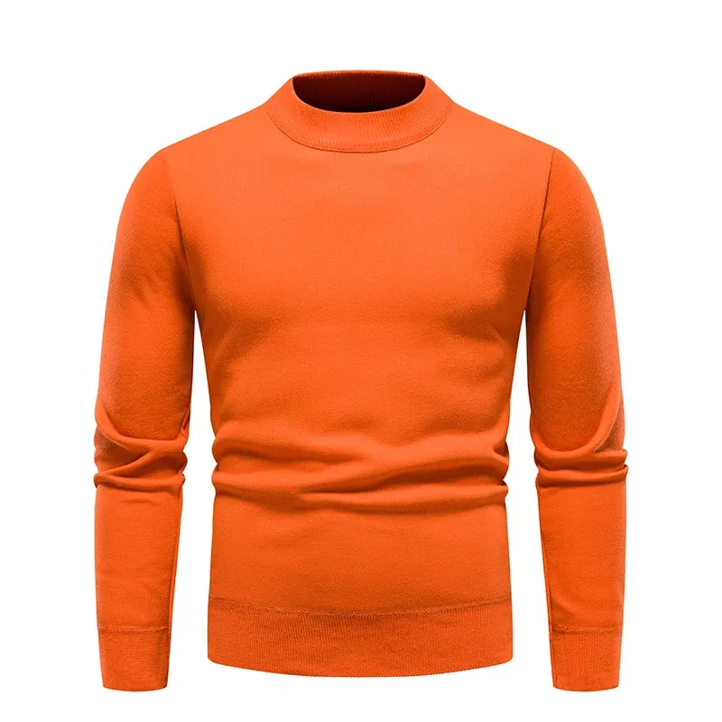 Men's Winter Velvet Pullover Sweater