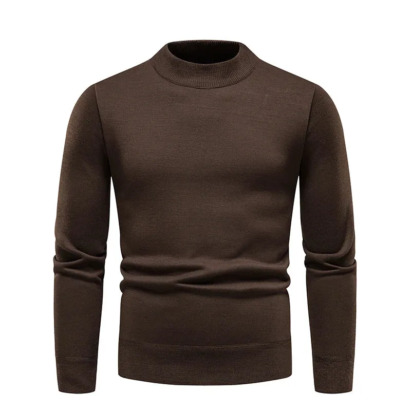 Men's Winter Velvet Pullover Sweater