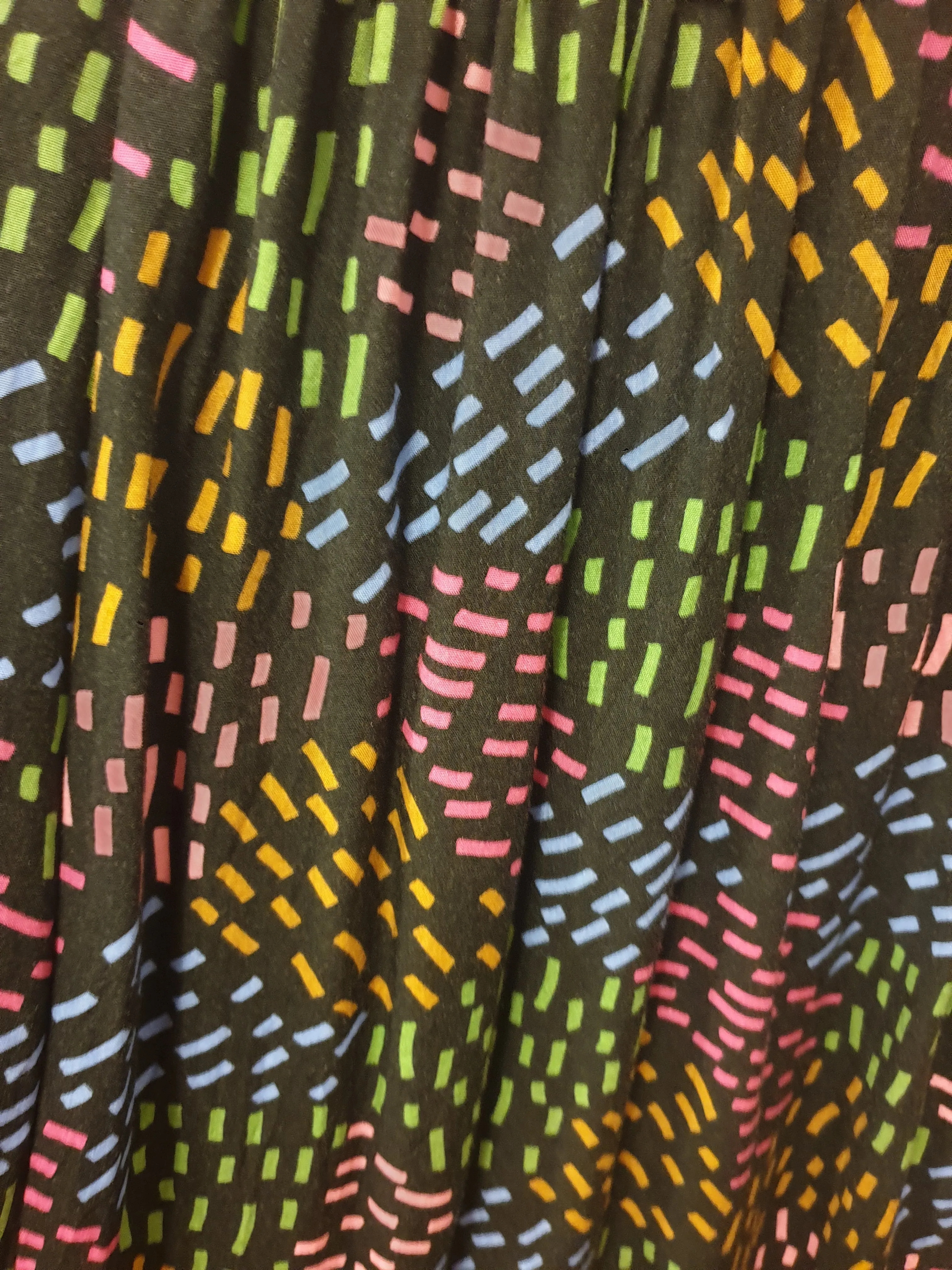 Miranda Murphy colourufl print skirt size S