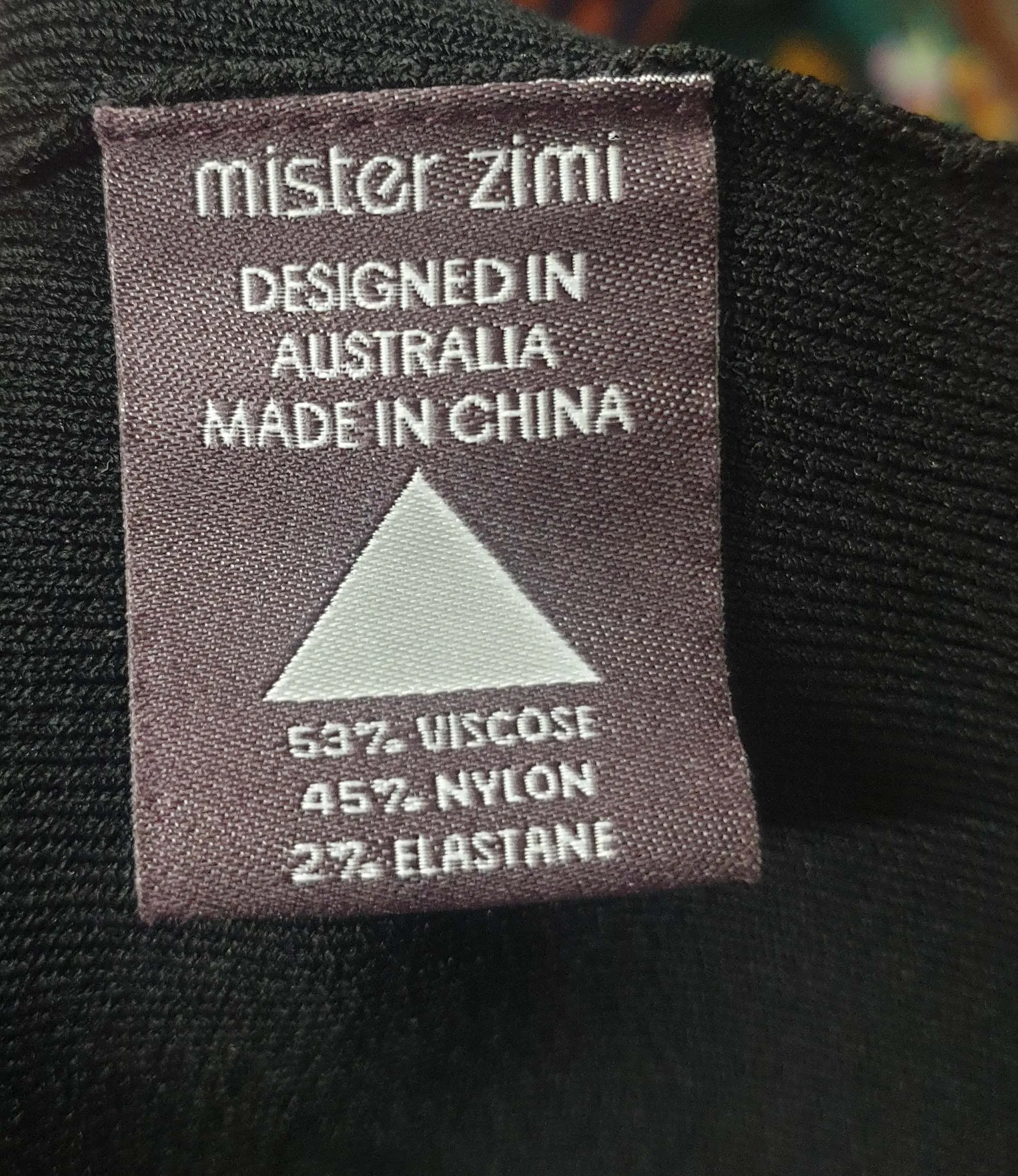 Mister Zimi black long knit cardigan size S/M