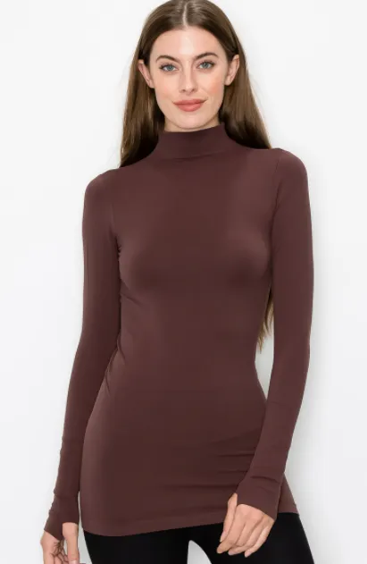 Mock Neck Long Sleeve SALE