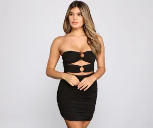 Nights Like This Charming Cutout Mini Dress
