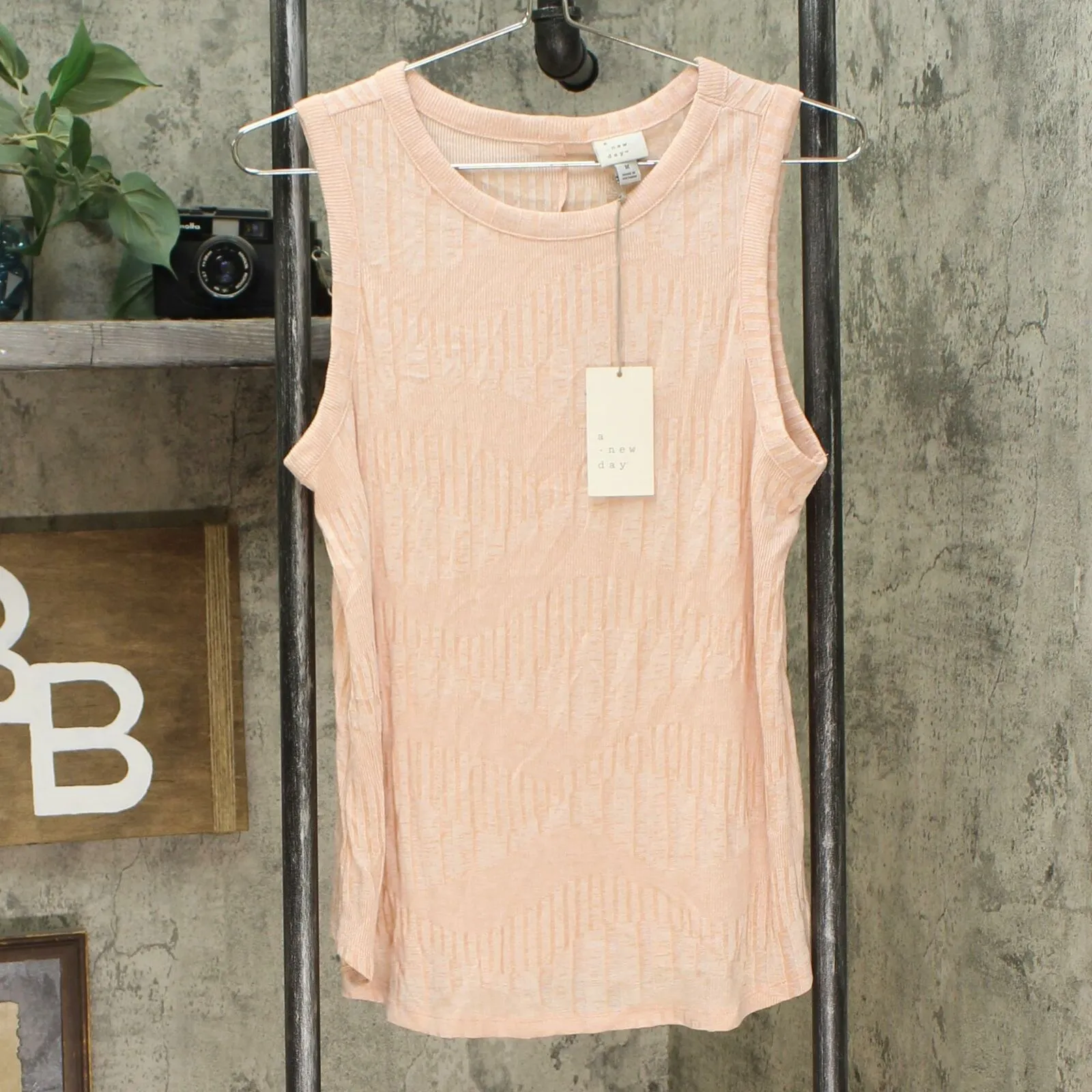NWT A New Day Women's Jacquard Tank Top. 566216 Medium