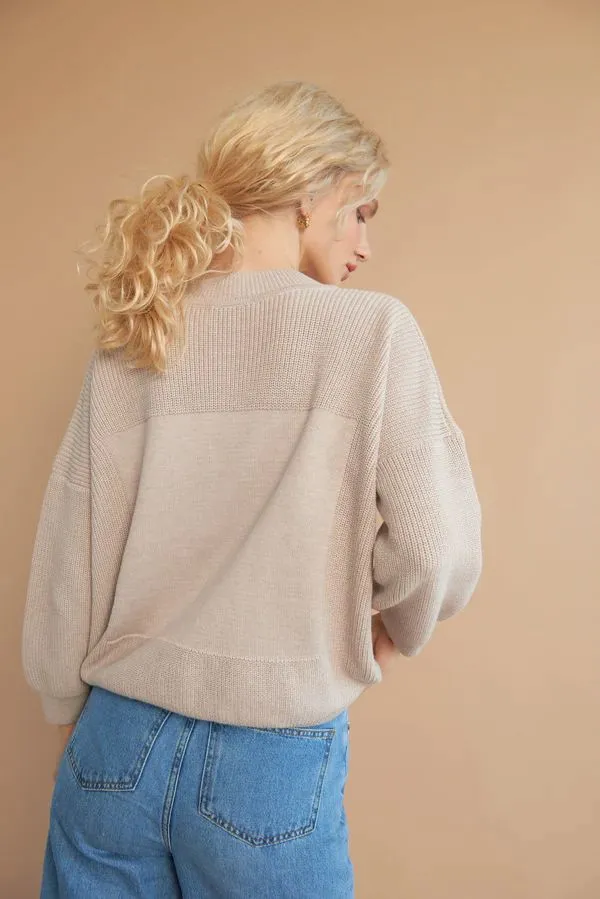 OAT AVA Moa Jumper - Peanut