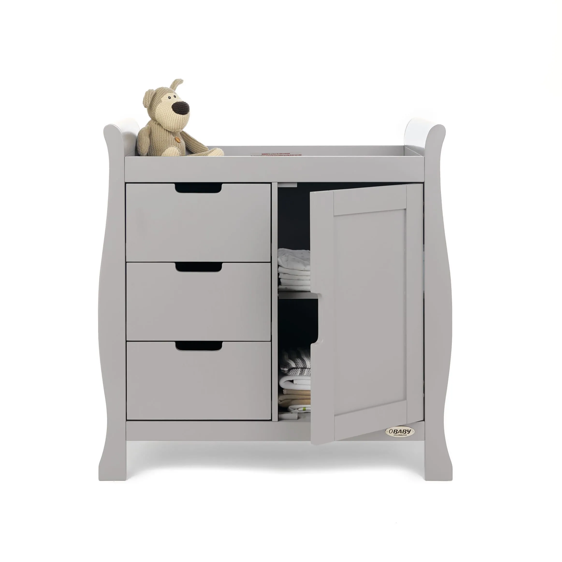 Obaby Stamford Mini 2 Piece Room Set - Warm Grey