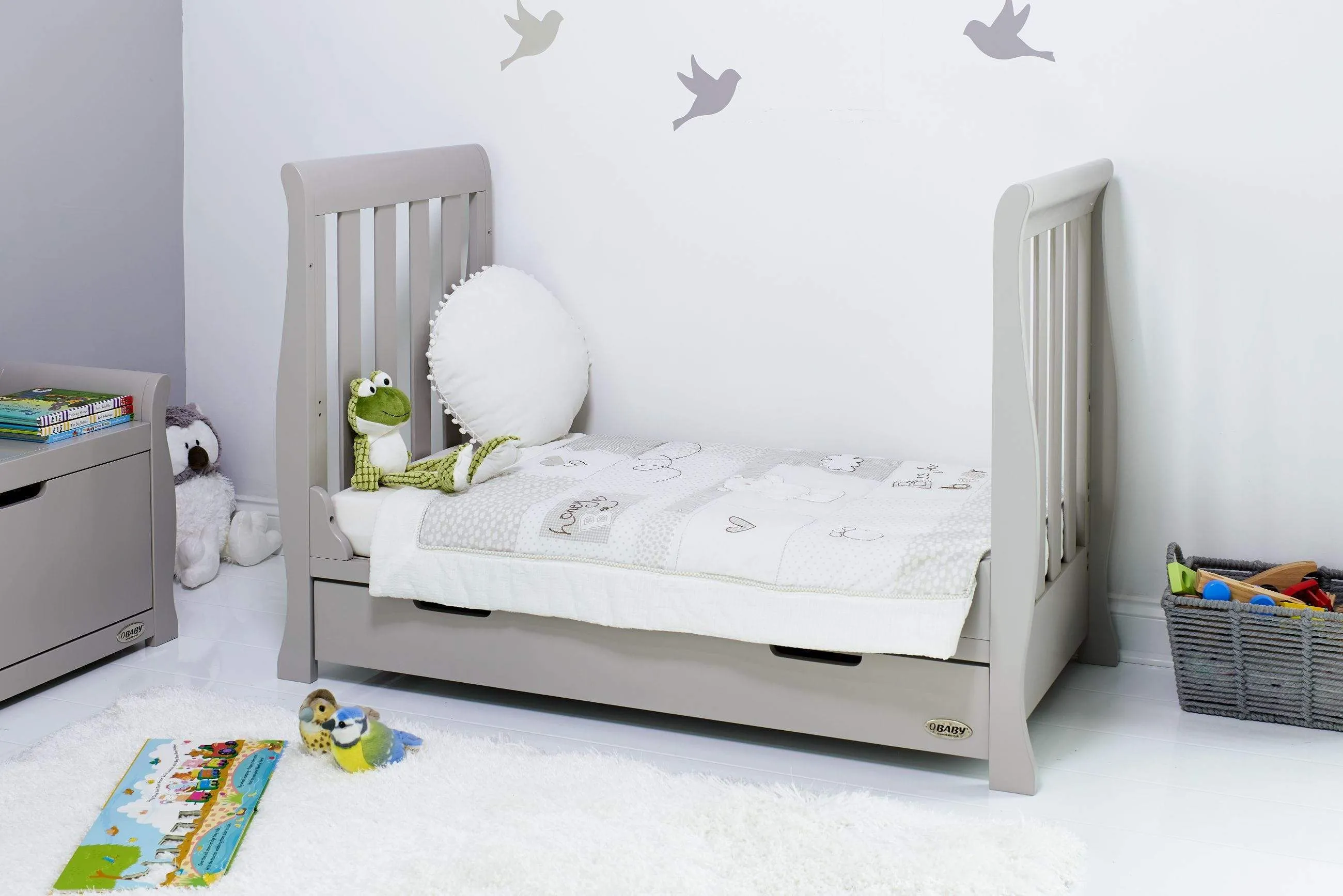 Obaby Stamford Mini 2 Piece Room Set - Warm Grey