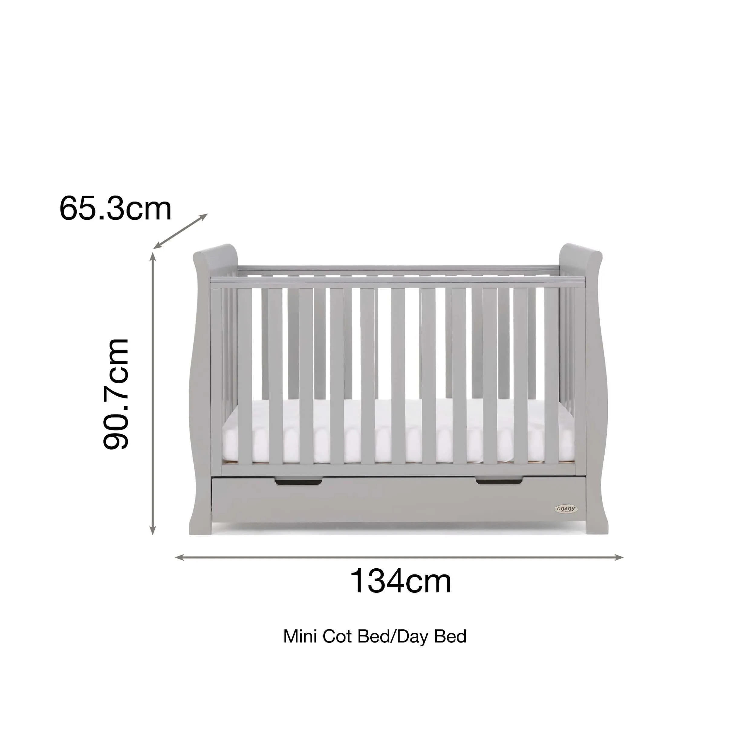 Obaby Stamford Mini 2 Piece Room Set - Warm Grey