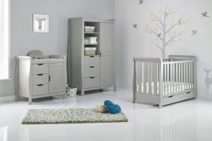 Obaby Stamford Mini 3 Piece Room Set - Warm Grey