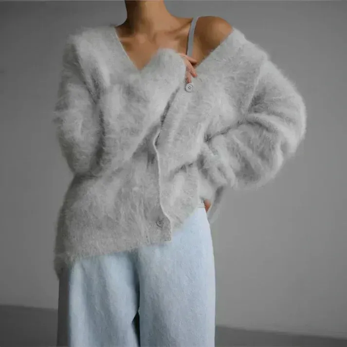 Perry™ - Cashmere-look oversized knitted sweater
