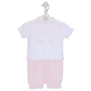 Pink Knitted Top & Bloomers