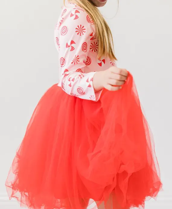 Pink Peppermint Tutu Dress