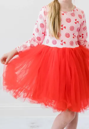 Pink Peppermint Tutu Dress