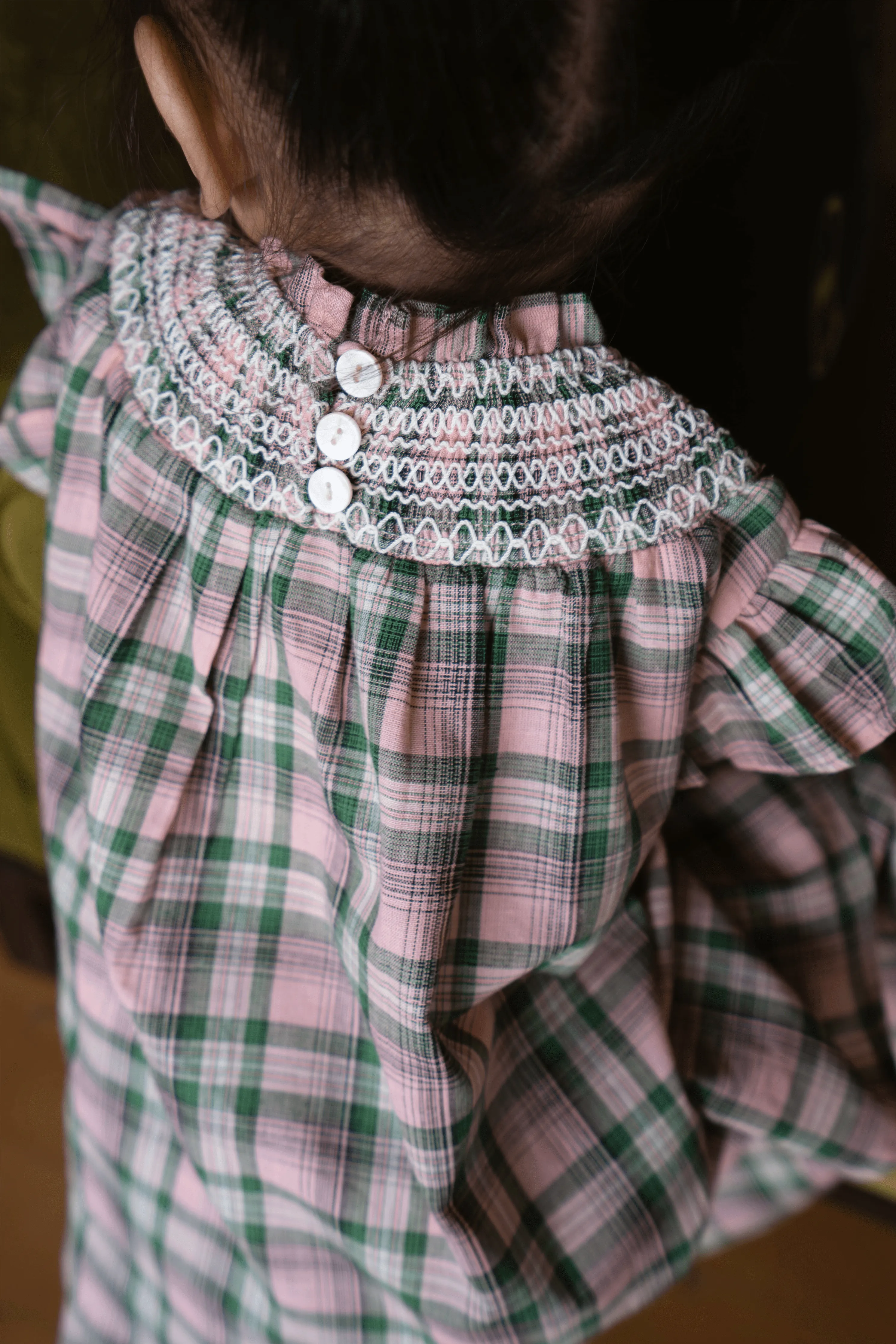 POPPY IN PINK/GREEN TARTAN