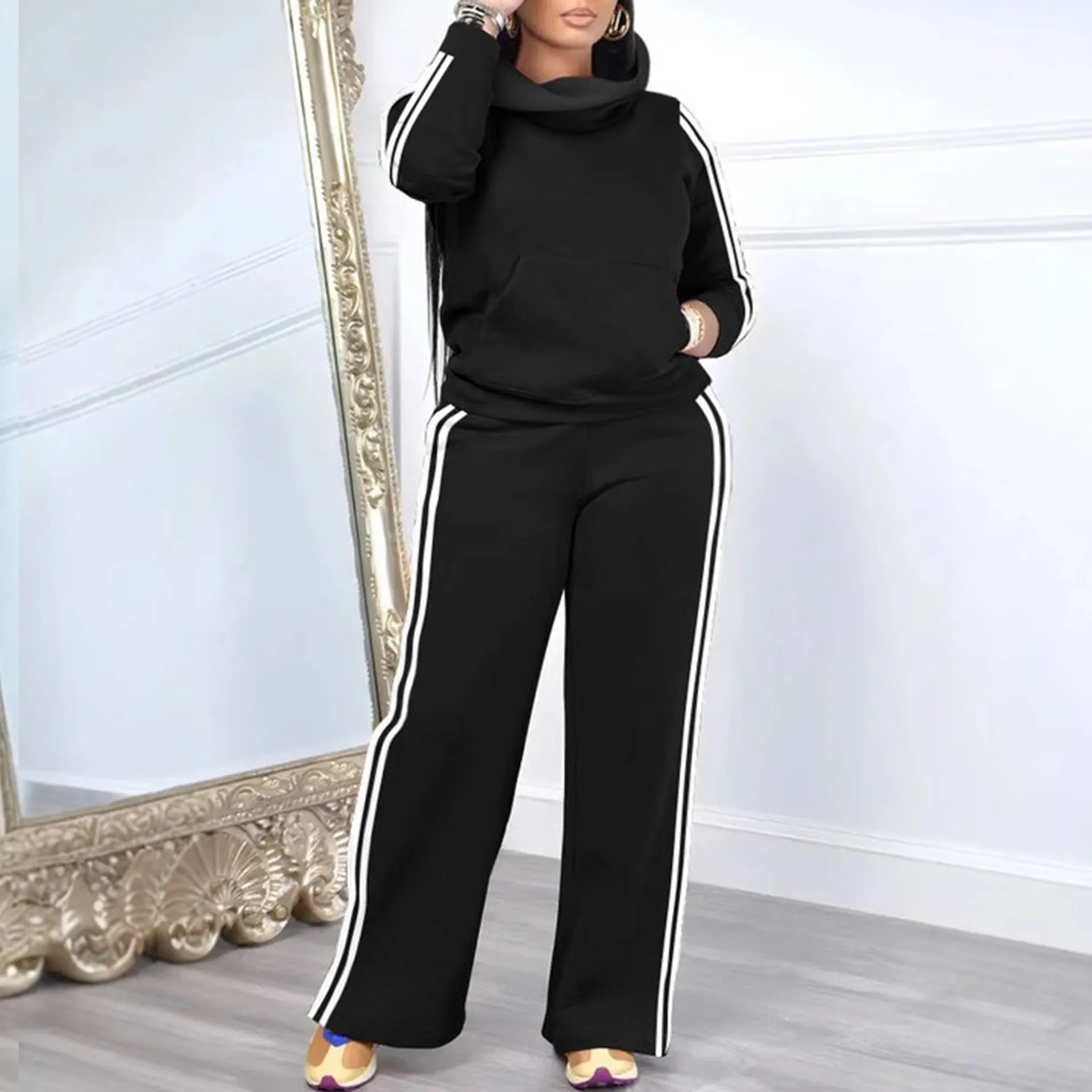 Pullover Two-Piece Hoodie Set