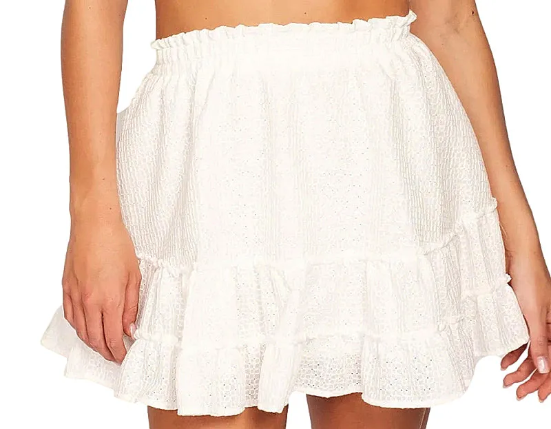 Quinn Crop-Aurora Mini Skirt ::RET