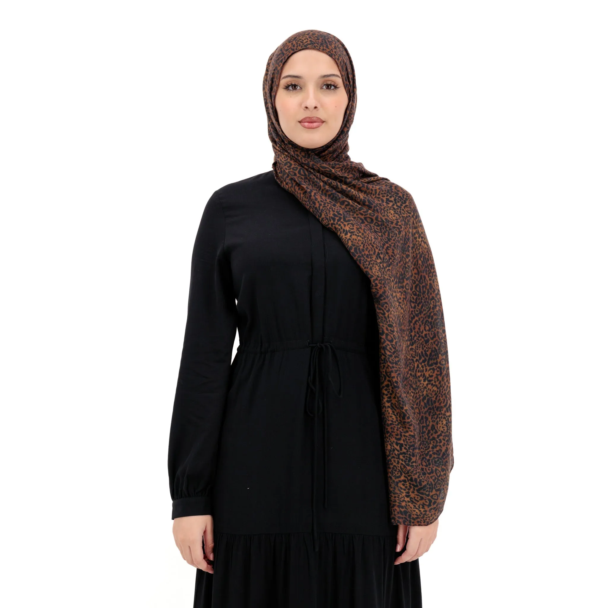 Rayon Maxi Dress - Ink Black