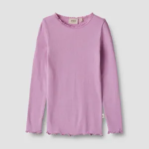 Rib T-Shirt L/S in Reese Iris