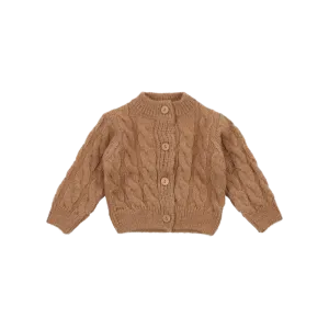 River Cable Knit Baby Cardigan