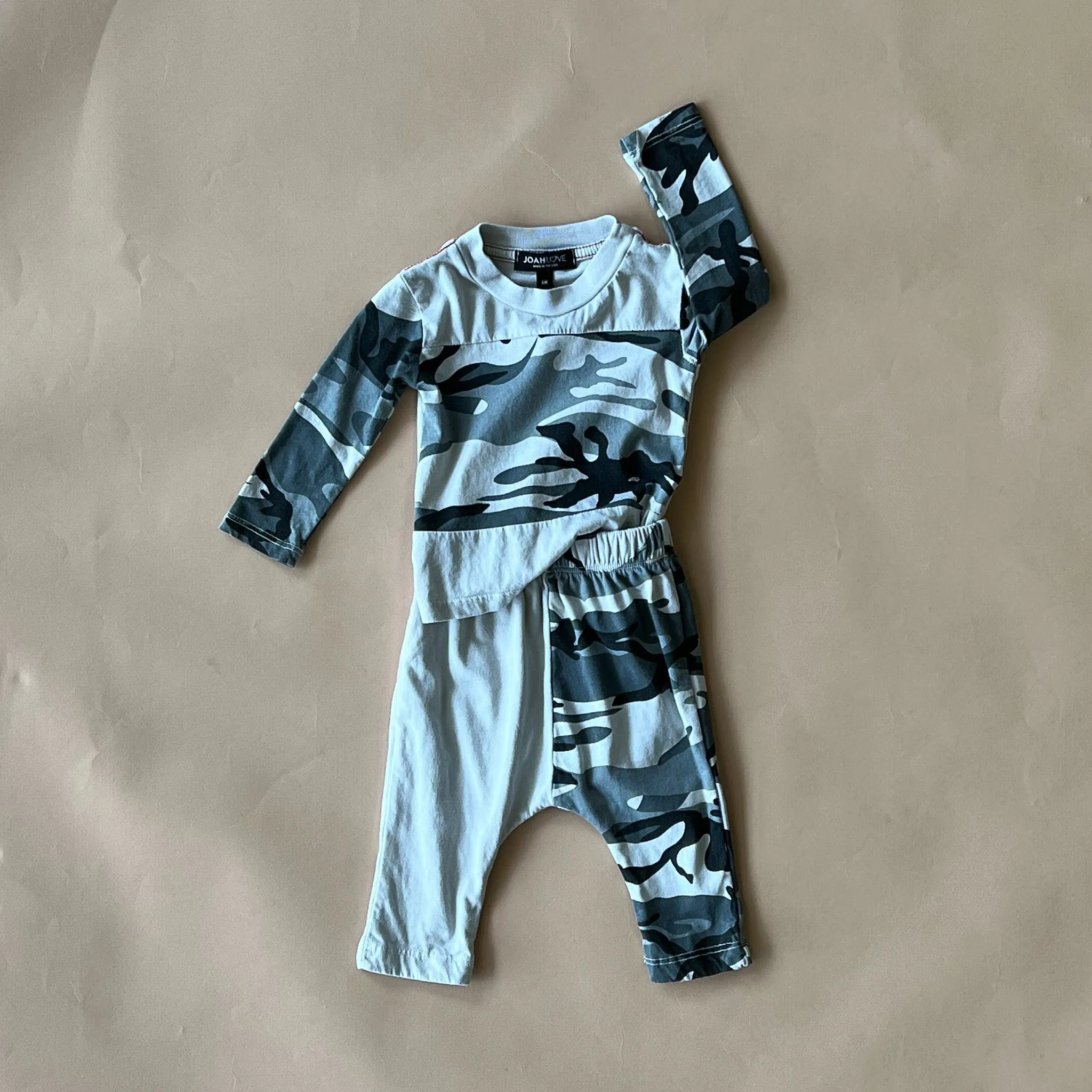 River-Camo Baby Set | Putty
