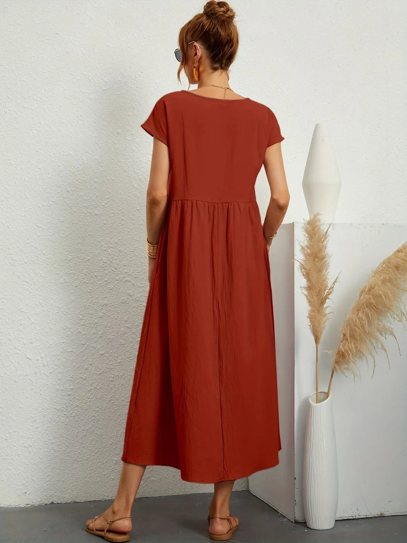 Rosineo™ - Stylish & Comfortable Linen Dress for Everyday Wear