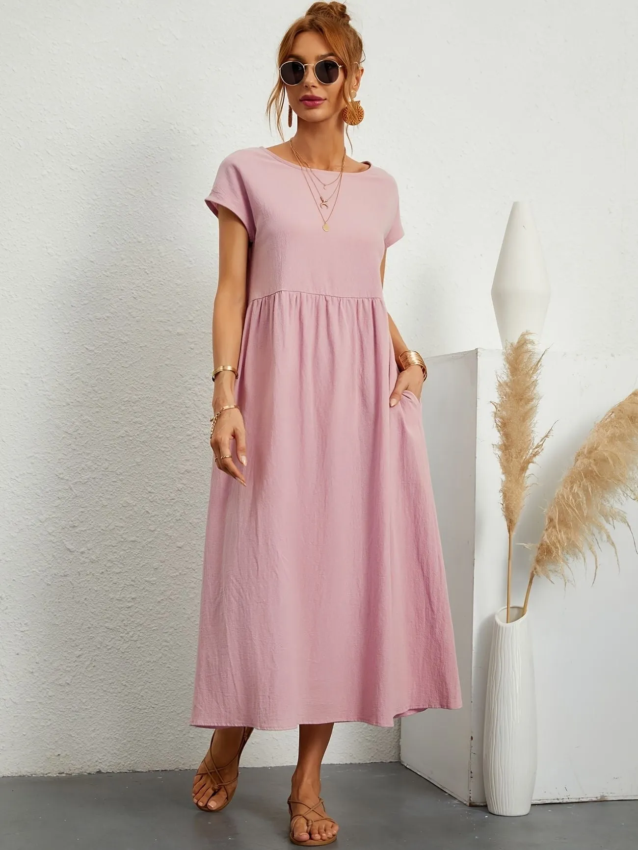 Rosineo™ - Stylish & Comfortable Linen Dress for Everyday Wear