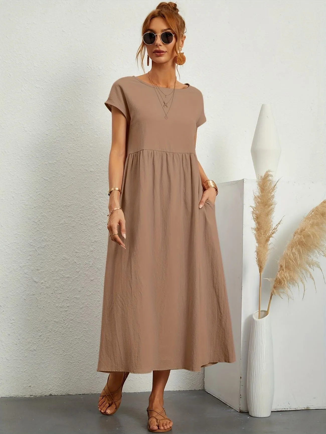 Rosineo™ - Stylish & Comfortable Linen Dress for Everyday Wear