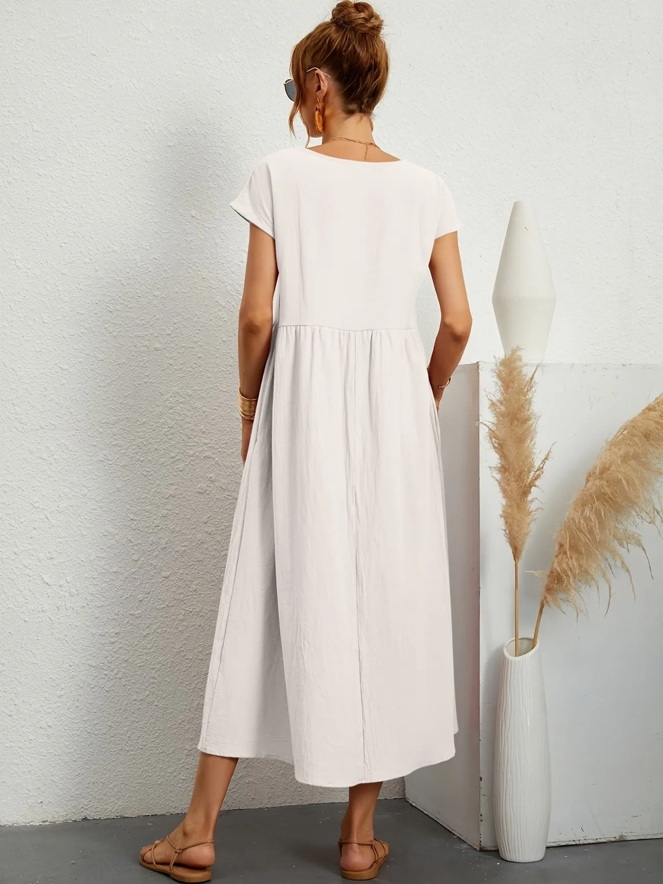 Rosineo™ - Stylish & Comfortable Linen Dress for Everyday Wear