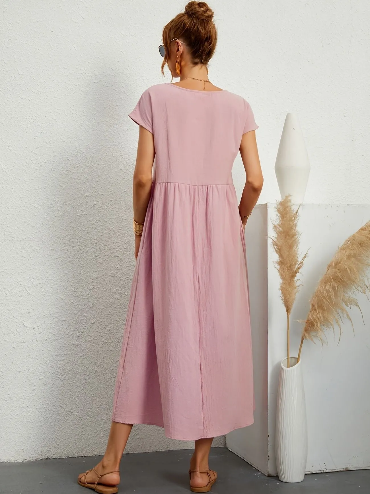 Rosineo™ - Stylish & Comfortable Linen Dress for Everyday Wear