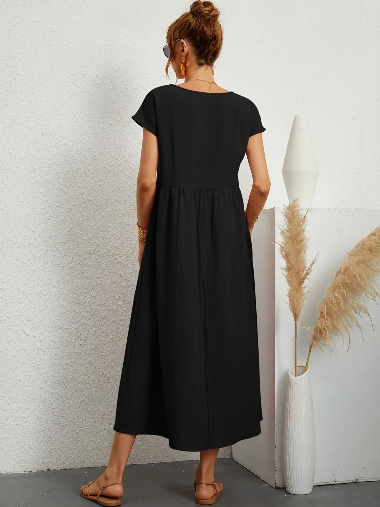 Rosineo™ - Stylish & Comfortable Linen Dress for Everyday Wear