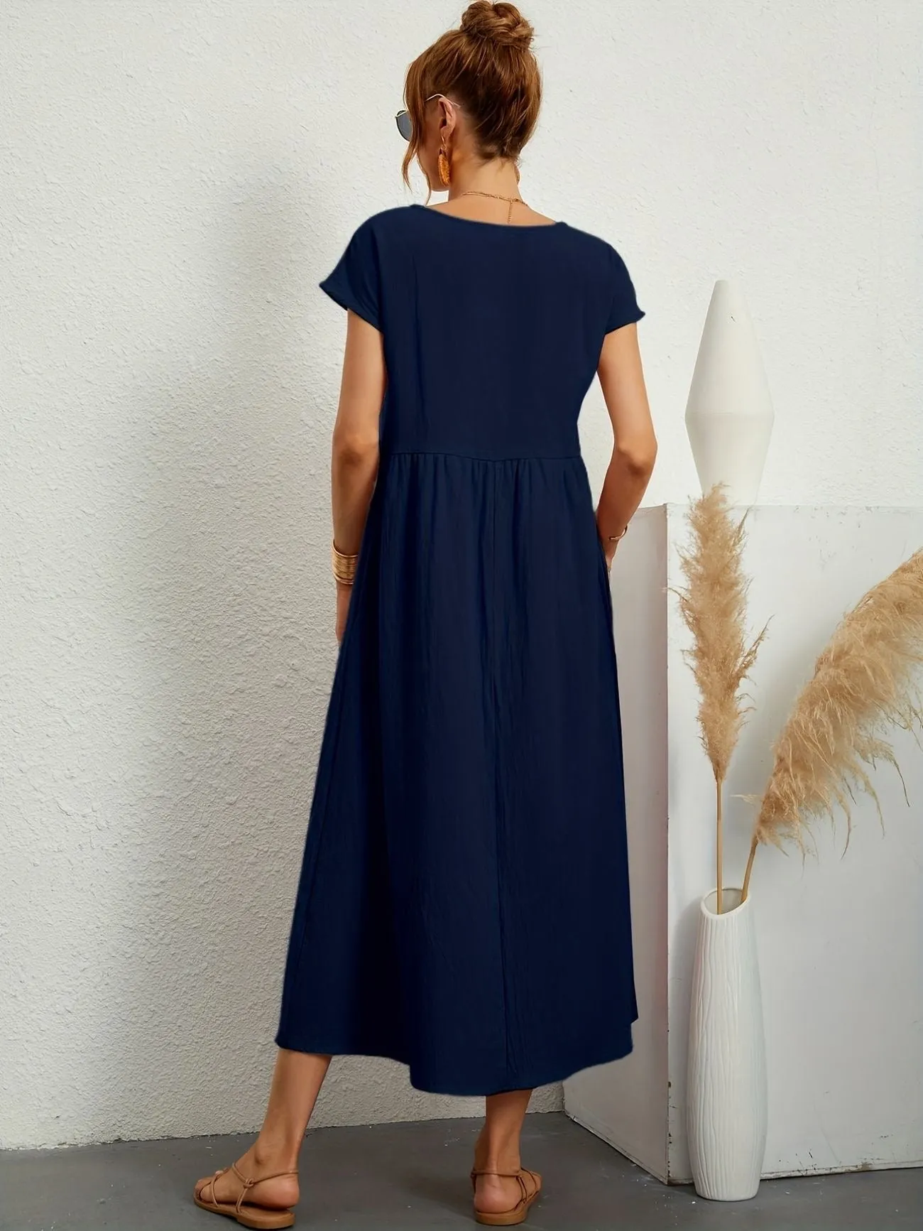 Rosineo™ - Stylish & Comfortable Linen Dress for Everyday Wear