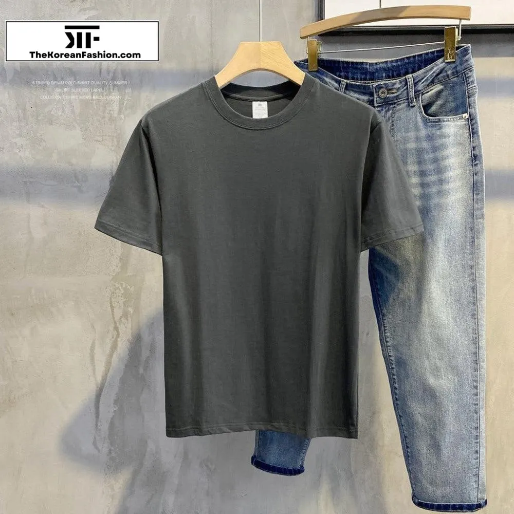 Round Neck Cotton Base T-Shirt