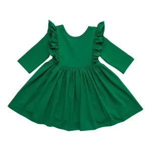 RUFFLE TWIRL DRESS
