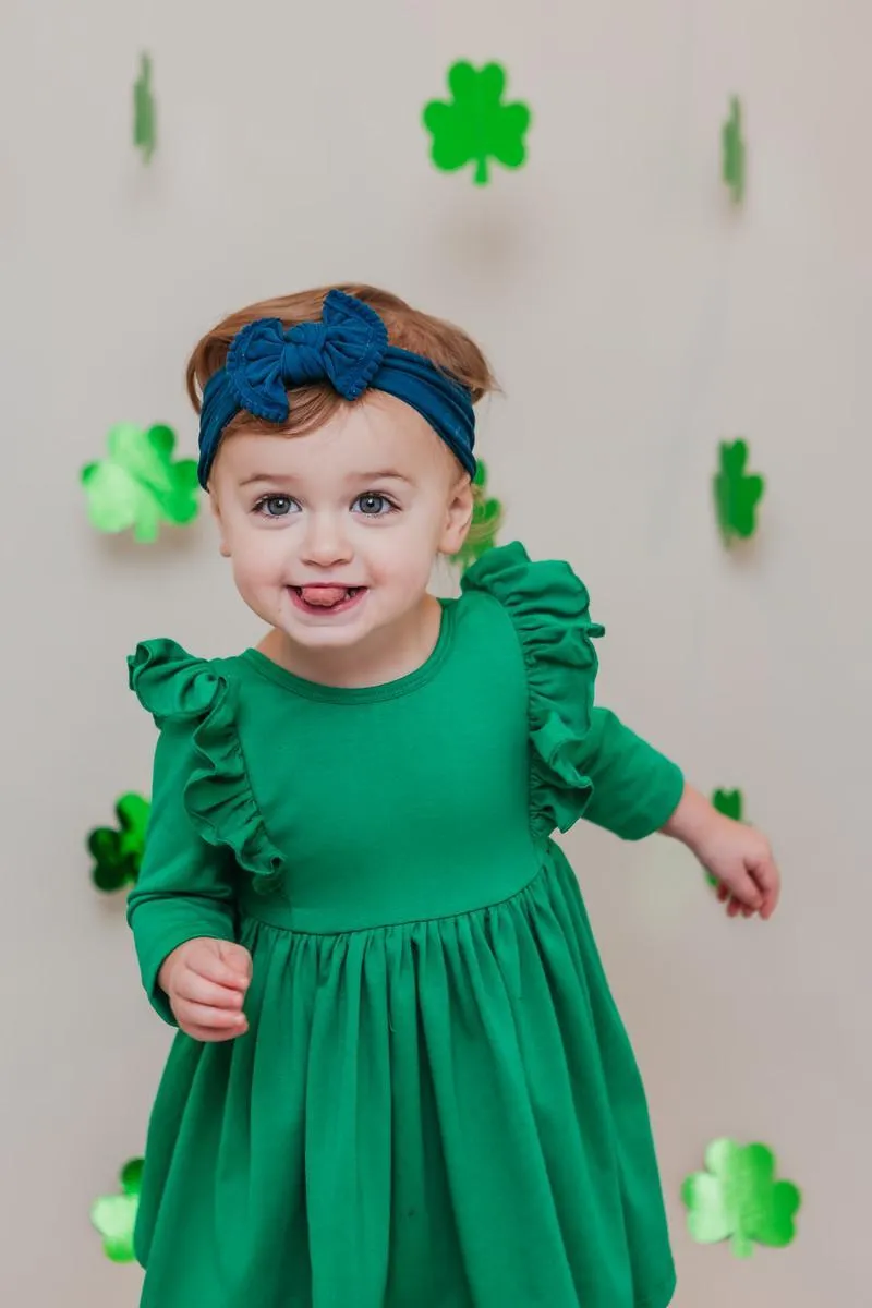 RUFFLE TWIRL DRESS