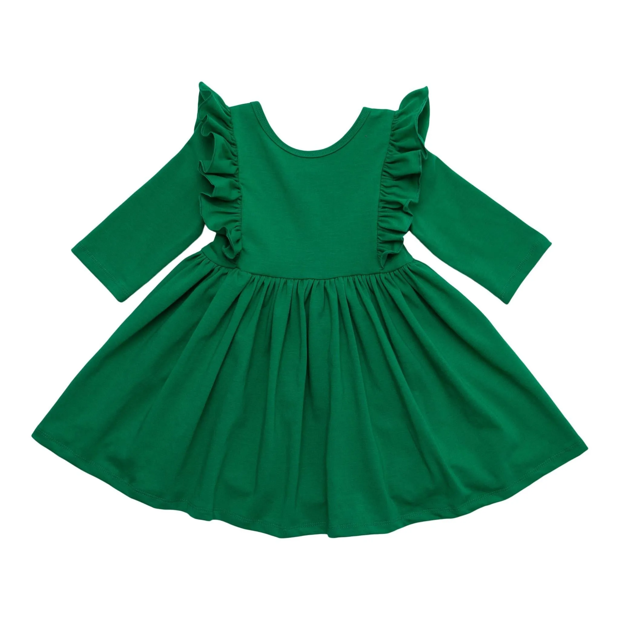 RUFFLE TWIRL DRESS