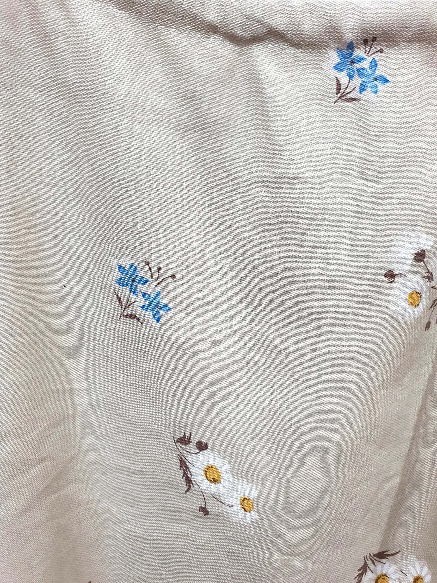 Rummage style cream print top size 16