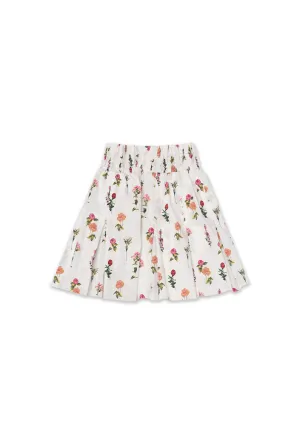 SAMPLE Smocked Waist MINI Skirt - Bouquet