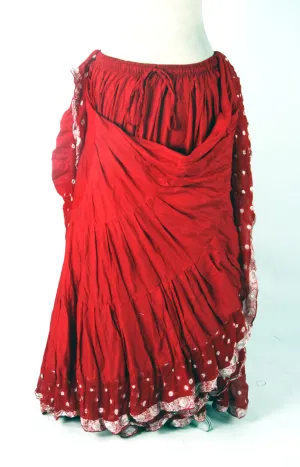 Senoritas Skirt Burgundy WLS