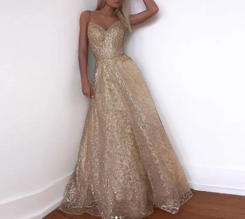 Sexy Deep V Strap Dress