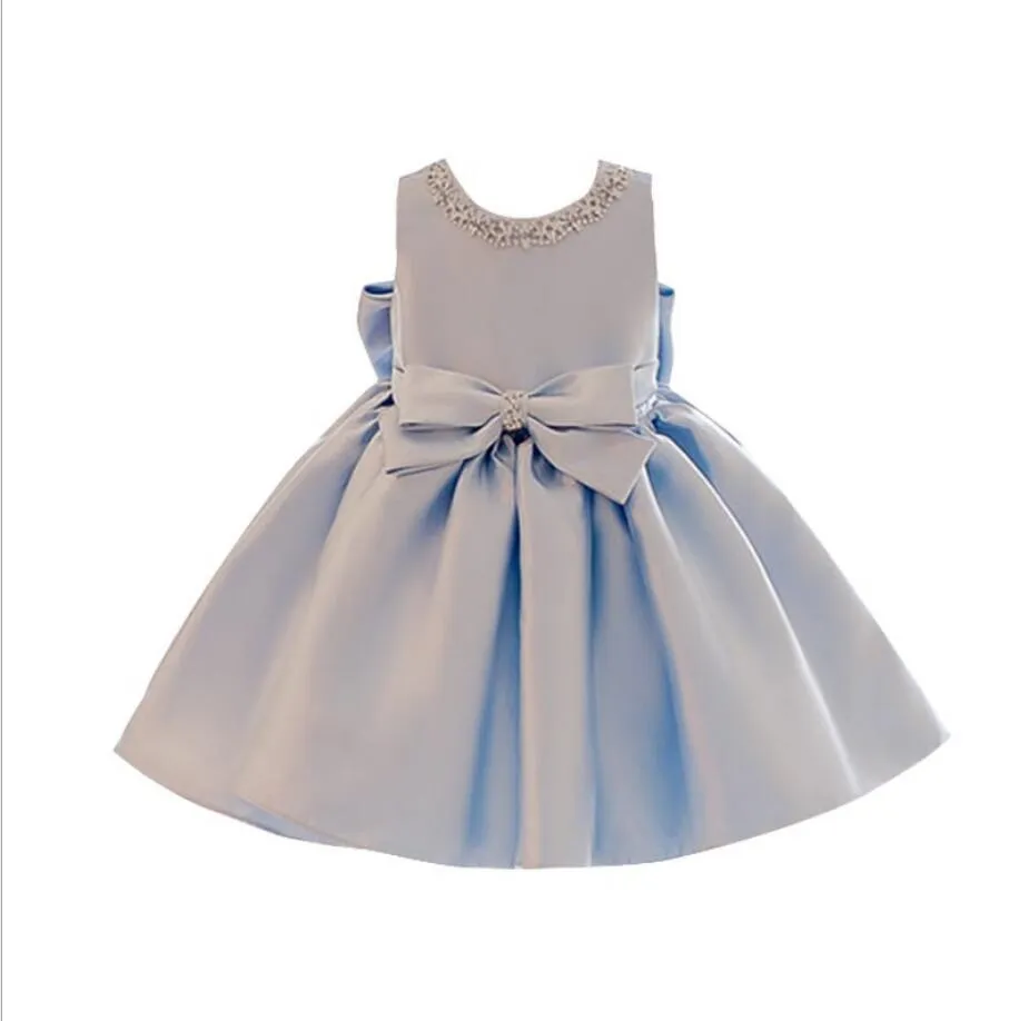 Sky Princess Blue Bows Dress